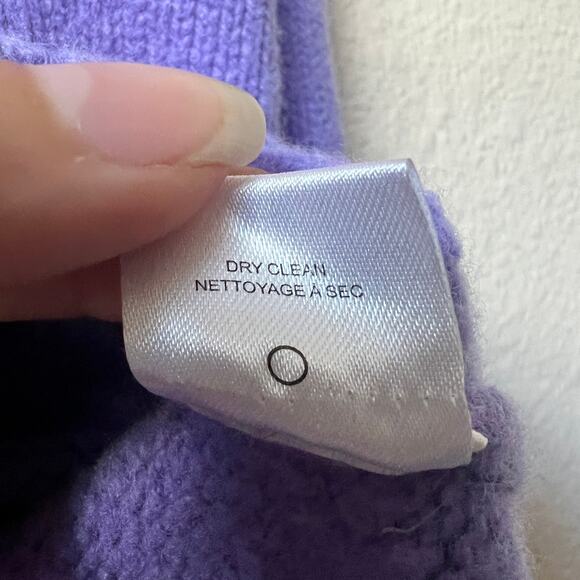A.L.C. Ayden Wool Cashmere Sweater in Bright Lilac Size M - Picture 5 of 5